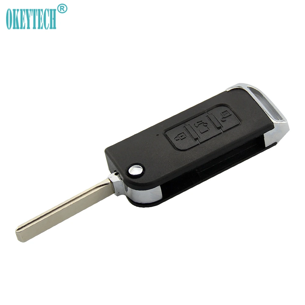 OkeyTech складной чехол для ключа автомобиля запасной индийского Mahindra хорошего