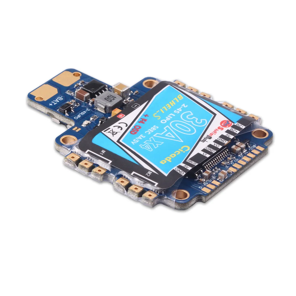 F4S 30A Blheli_S Dshot 4 в 1 ESC AIO F4 OSD Полет контроллер w/BEC ток Сенсор | Игрушки и хобби