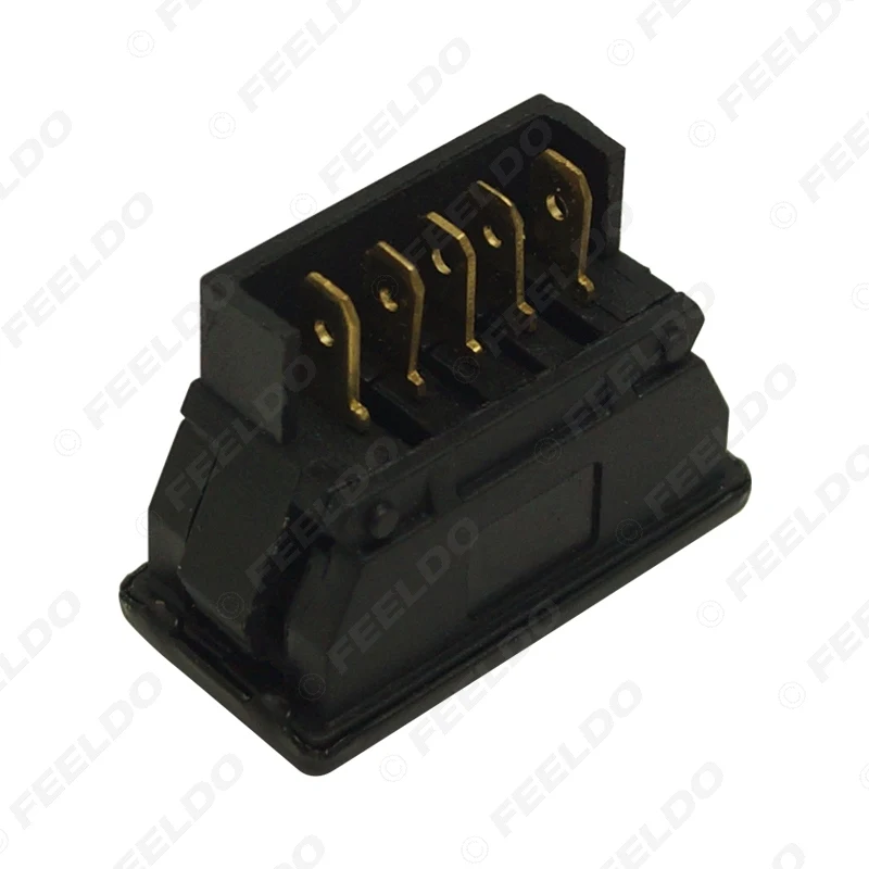 MOTOBOTS Авто 12 V/24 V 20A Универсальный 5 контактный автомобиль Мощность оконный переключатель кнопка с подсветкой красный индикатор светильник# CA5705