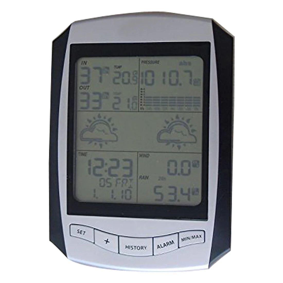 Новый стиль Многофункциональные Беспроводные Погодные станции-Крытый Открытый