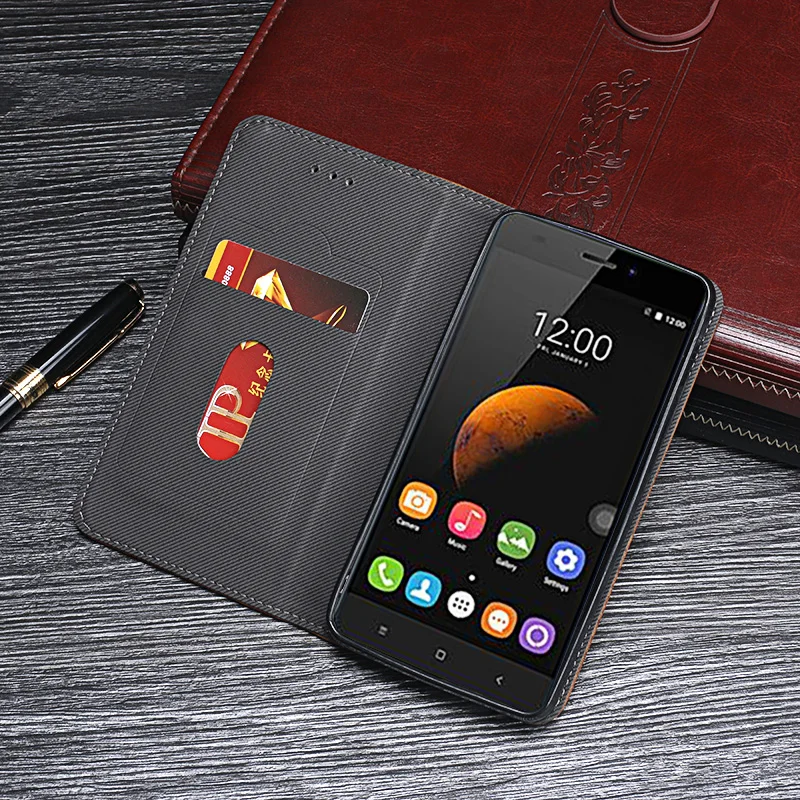 Роскошные Флип Бумажник PU ретро кожаный чехол для Oukitel C3 C 3 крышка 5 0 дюймов Стенд