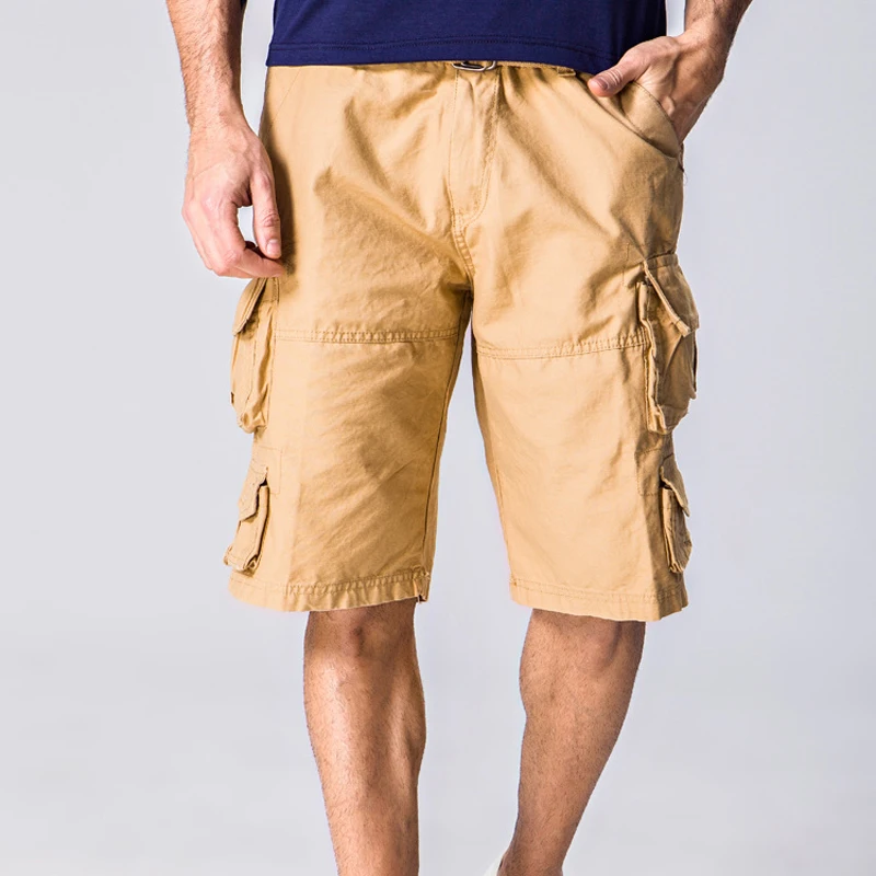 2017 новые летние камуфляжные мужские шорты с несколькими карманами повседневные