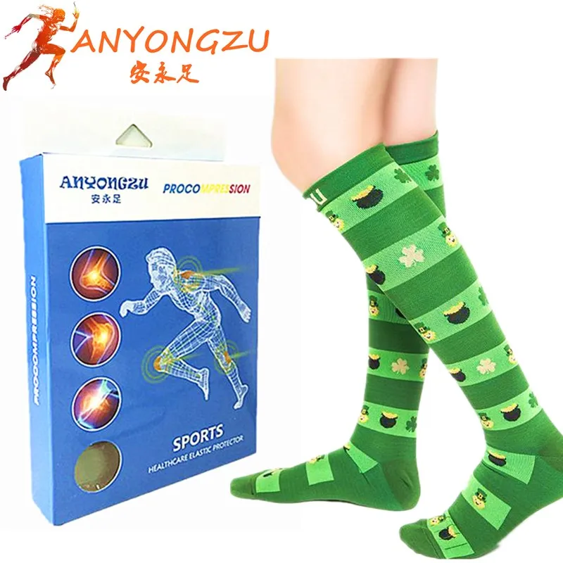 Профессиональные спортивные быстросохнущие Компрессионные носки под давлением