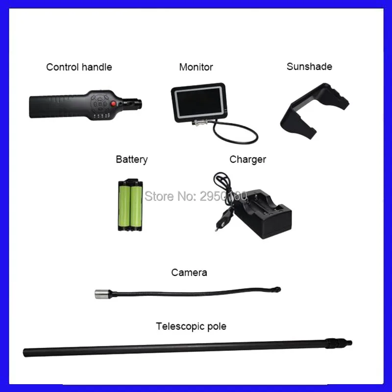 Телескопическая камера из углеродного волокна видеонаблюдения мачта наблюдения