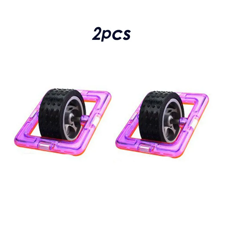 Магнитные блоки игрушки для детей конструктор с одним колесом развивающие