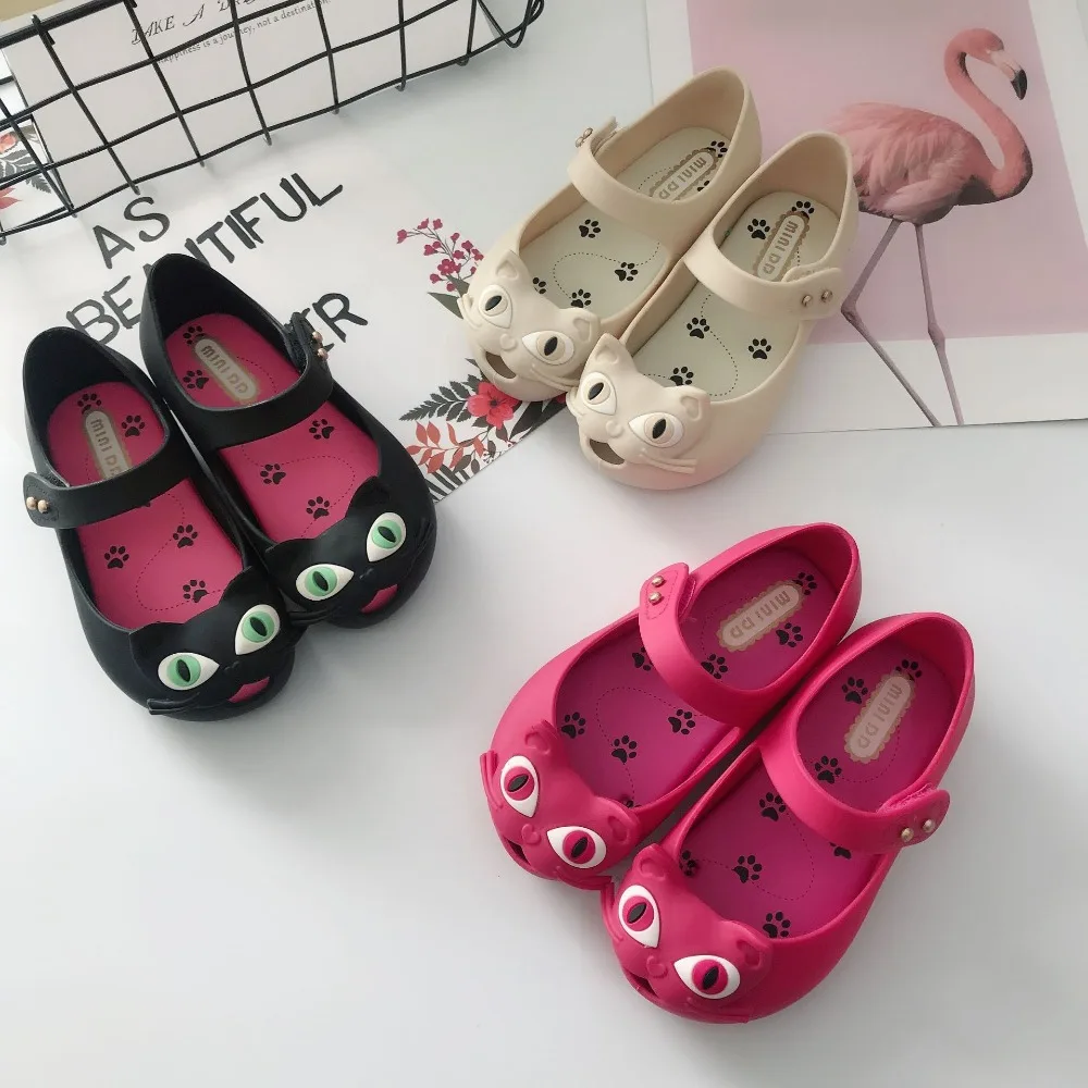 Детские сандалии желе Mini Melissa 3 цветов для девочек летние пляжная обувь малышей 12