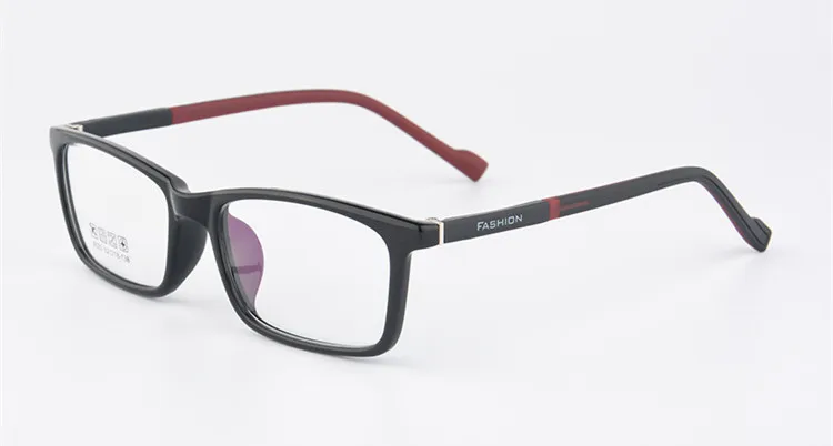 C3 Black Red Модная студенческая оправа для очков, детские очки для близорукости, компьютерные оптические очки для детей, оправа для маленьких мальчиков и девочек 8025 - Цвет оправы: C3 Black Red
