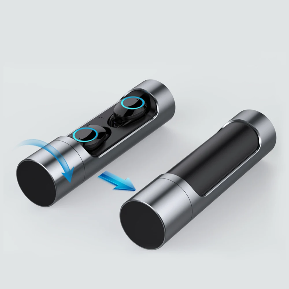 Беспроводные наушники UNIJULIFE Ture Mini TWS, bluetooth-гарнитура IPX7, водонепроницаемый дисплей с аккумулятором Bluetooth, с зарядным устройством, 1000 мА/ч