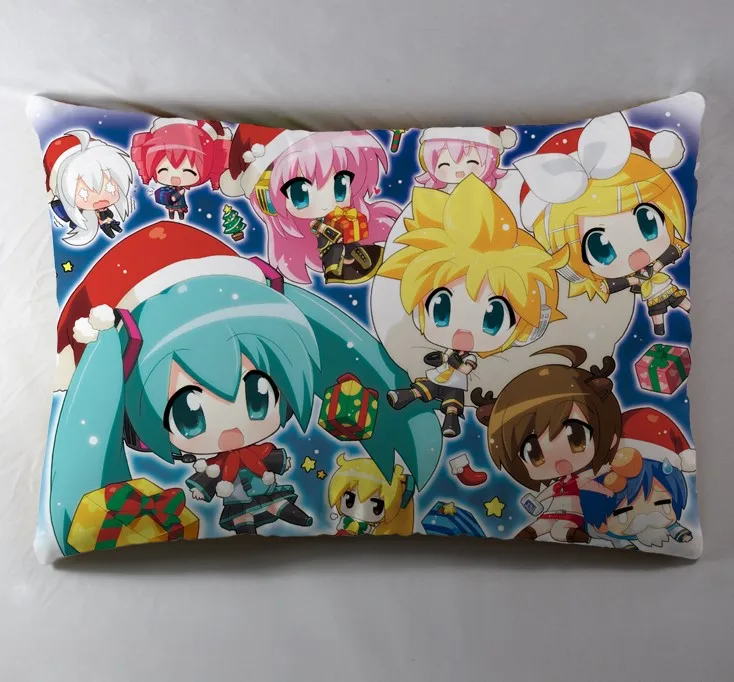 Бургундия Аниме Манга Мику Хацунэ VOCALOID 40*60 см чехол для подушки сиденья постельные принадлежности подушки 004 - Цвет: Бургундия