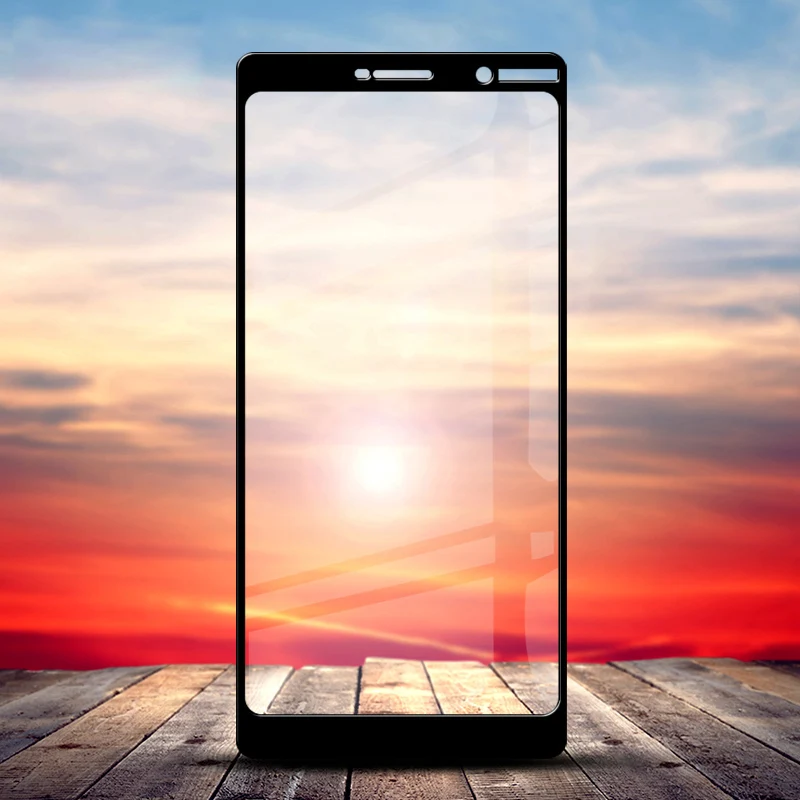 Защитное стекло закаленное 9h для Nokia 7 Plus 8 9 2 1 5 6 X5 X6 X7 plus|Защитные стёкла и плёнки