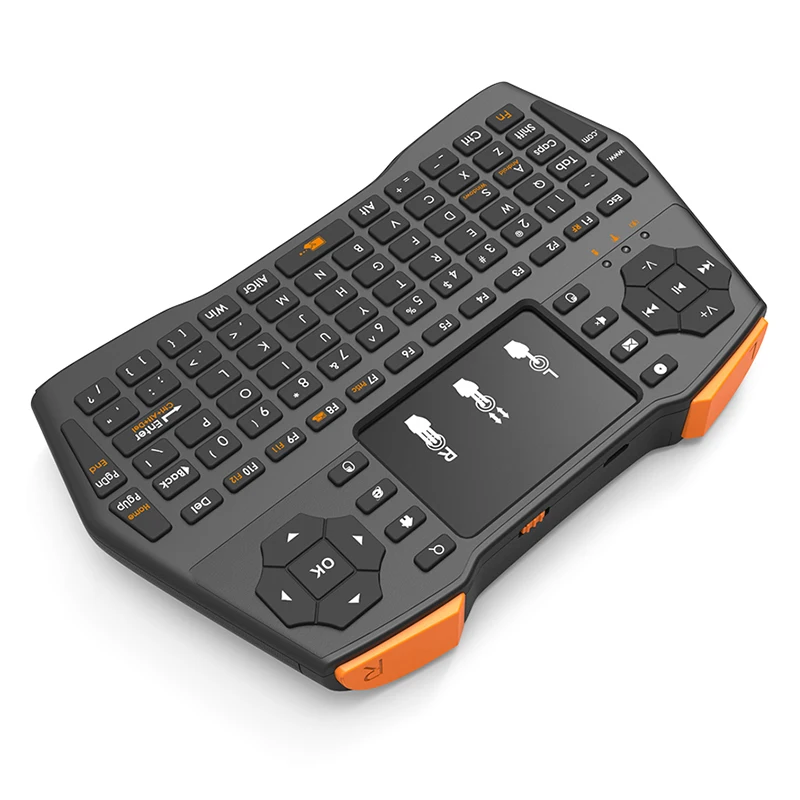 Беспроводная игровая мини-клавиатура 2 4 ГГц Air Mouse клавиатура с дистанционным