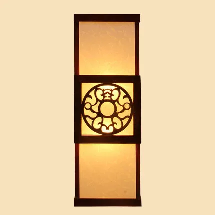 Современный китайский мин и цин классической резной настенные бра лампы спальня