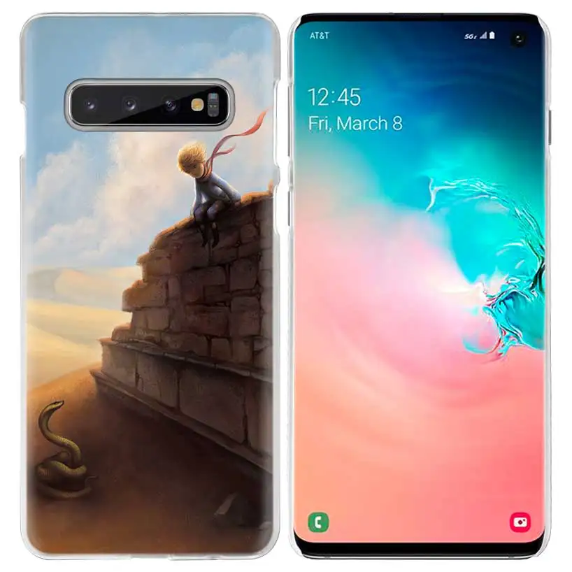 С принтом «Маленький принц», чехол для samsung Galaxy S10 5G S10e S9 S8 M30 M20 M10 J4 J6 плюс J8 Note 8 9 прозрачный жесткий чехол из ПК для телефона