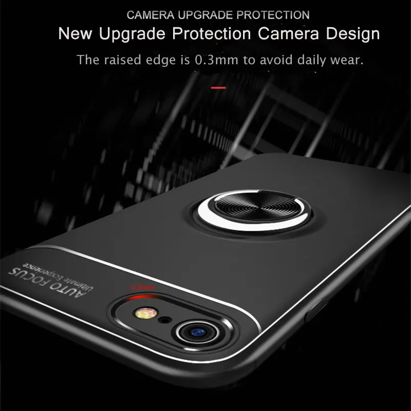 Роскошный противоударный чехол для Huawei Honor 9 10 mate P10 PULS с металлическим