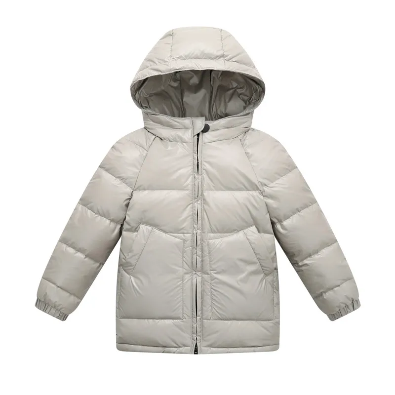New winter jacket boys clothing children jackets for girls coat waterproof boy winter clothes toddler 2-8 years snow wear - Цвет: grey