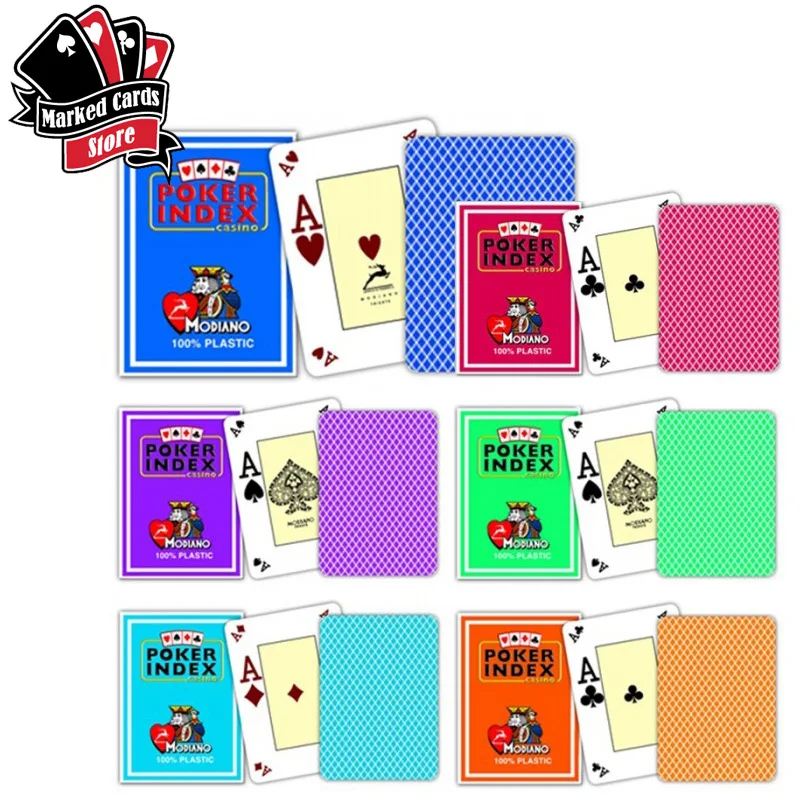 Modiano Poker Index Волшебные покерные карты для предыдущих игр в казино и покер