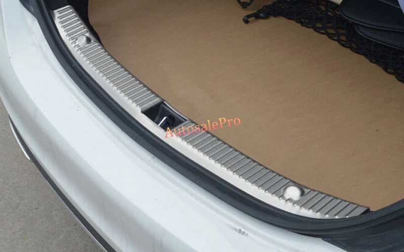 Стальная внутренняя защита для заднего бампера Накладка багажника Mercedes Benz C Class