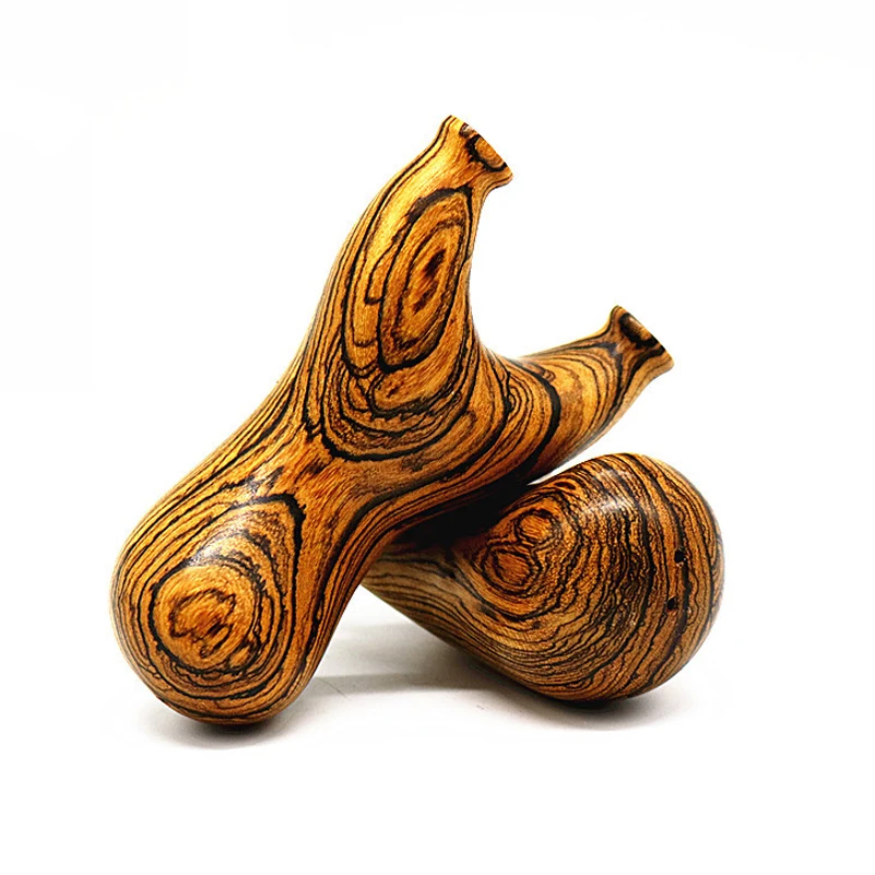

Solid Tan Wooden Slingshot Original Wood Recurve Slingshot for Outdoor Archery Hunting Shooting