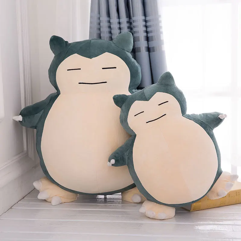 Милый большой Snorlax аниме плюшевые игрушки прекрасный мультфильм японский мягкая