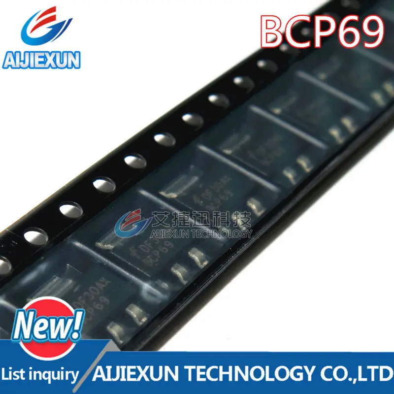 

100Pcs BCP69 SOT-223 PNP Φ 100% новый и оригинальный
