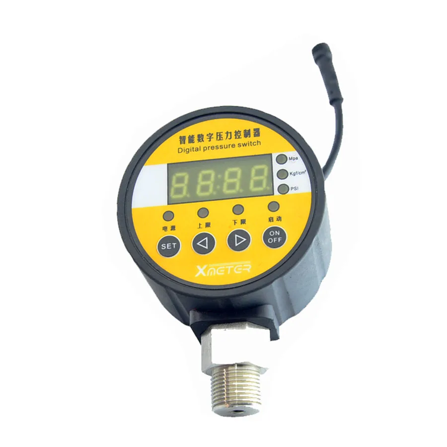 

63MM2.5''Pressure Gauges Digital Display Oil Pressure Hydraulic Gauge Pressure Test Meter 0.1-100 Mpa For Gas Water Oil dc 12,24