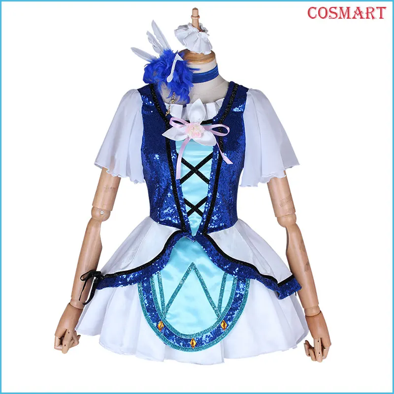 Аниме LoveLive Sunshine!Aqours Sakurauchi Riko водно-голубая Униформа нового мира платье для