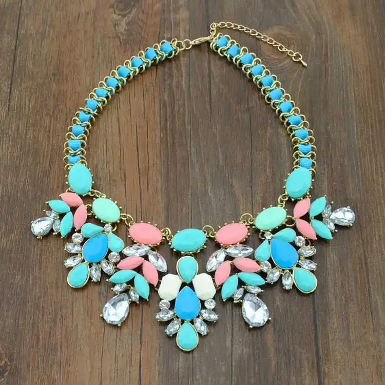 Новое поступление модное ожерелье ZA Shourouk винтажное чокер|fashion statement necklace|statement