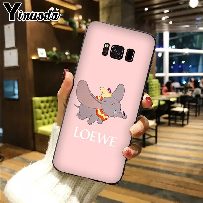 Yinuoda Дамбо с милым дизайном аксессуары для мобильного телефона чехол Galaxy S6 edge plus s7