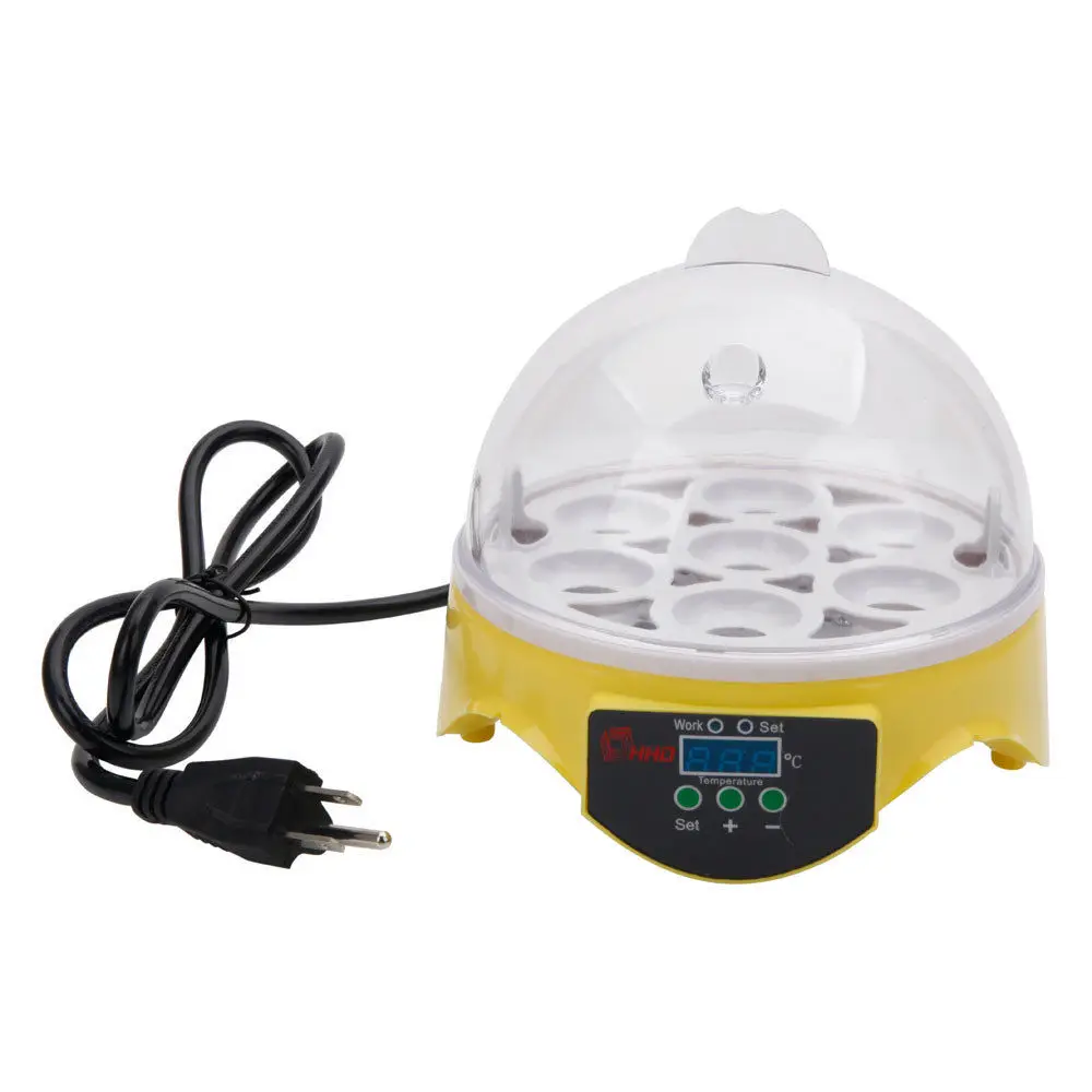 7 Eggs Mini Digital Egg Incubator Poultry Hatcher Chicken Goose 110v US Warehouse Drop Shipping Available | Дом и сад