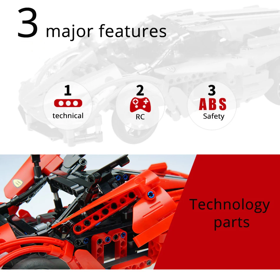 Technic серия Радиоуправляемая машина дистанционное управление гоночный автомобиль электрические строительные блоки кирпичи игрушки для детей подарок