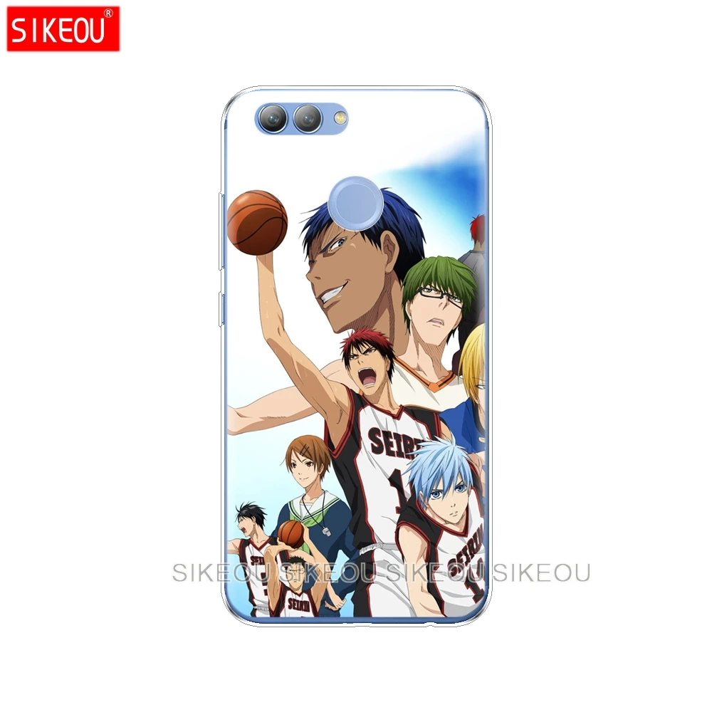 Силиконовый чехол для телефона huawei Y3 Y6 Y5 2 II 2017 nova 3e 2s LITE plus Kuroko no Basket kawaii Tetsuya