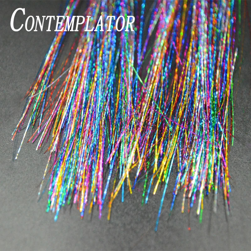 CONTEMPLATOR 3 пакета новая Радужная мишура Мишура для рыбалки нахлыстом блестящая