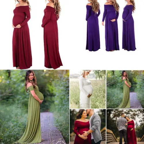 Осеннее Хлопковое платье с длинным рукавом и открытыми плечами для