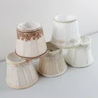 Диаметр 13,5 см5,31 дюйма, высококачественные разноцветные люстры, абажуры, кружевные настенные Абажуры для лампы, на клипсе