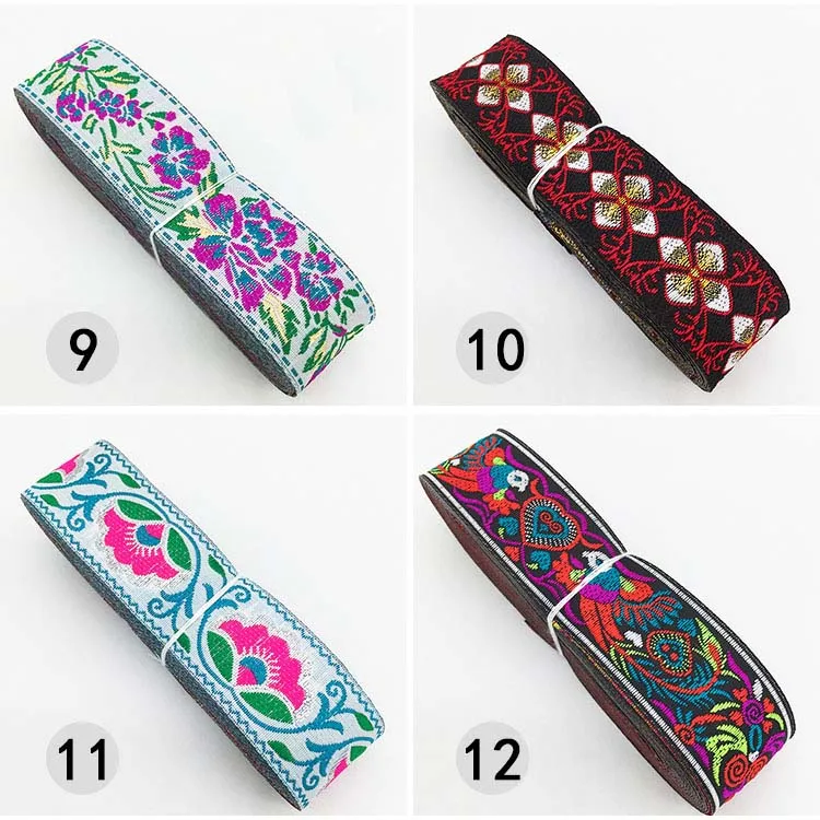 7 м/лот тканая жаккардовая лента ширина 3 см с геометрическим рисунком Тотем для