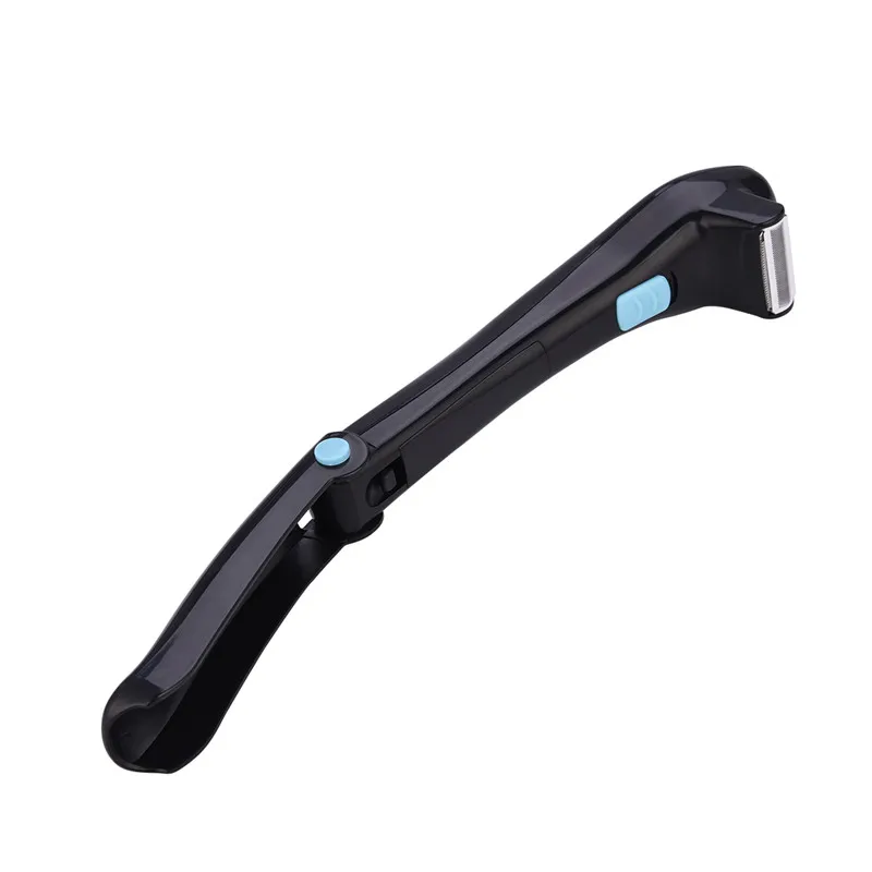 Long Handle Electric Back Hair Shaver Men Foldable Shoulder Chest Hair Shaving Razor Handle Body Hair Trimmer Battery Powered 40