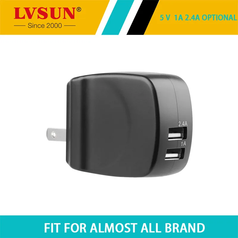 LVSUN 5V 3.4A портативное зарядное устройство USB адаптер настенное EU UK штепсельная