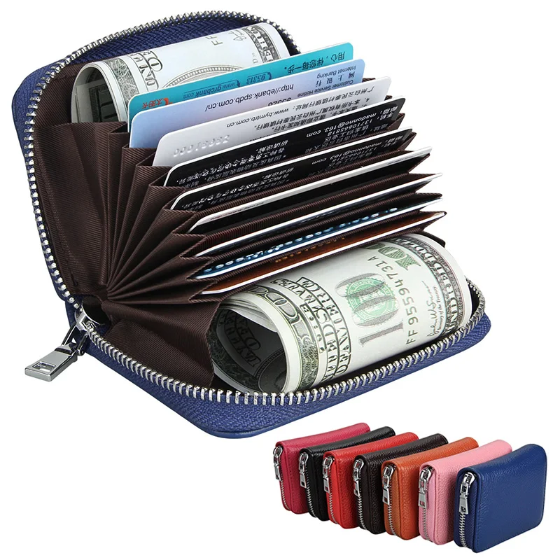 

Модный кожаный кошелек для мужчин и женщин, многофункциональный держатель для кредитных карт, маленькие монеты, сумка для ID карт, чехол Tarjetero