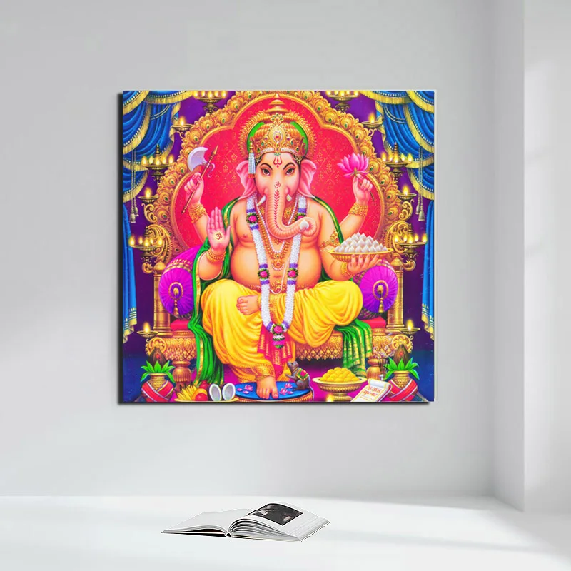 God Ganesha холст картина печать гостиная домашний декор художественное оформление