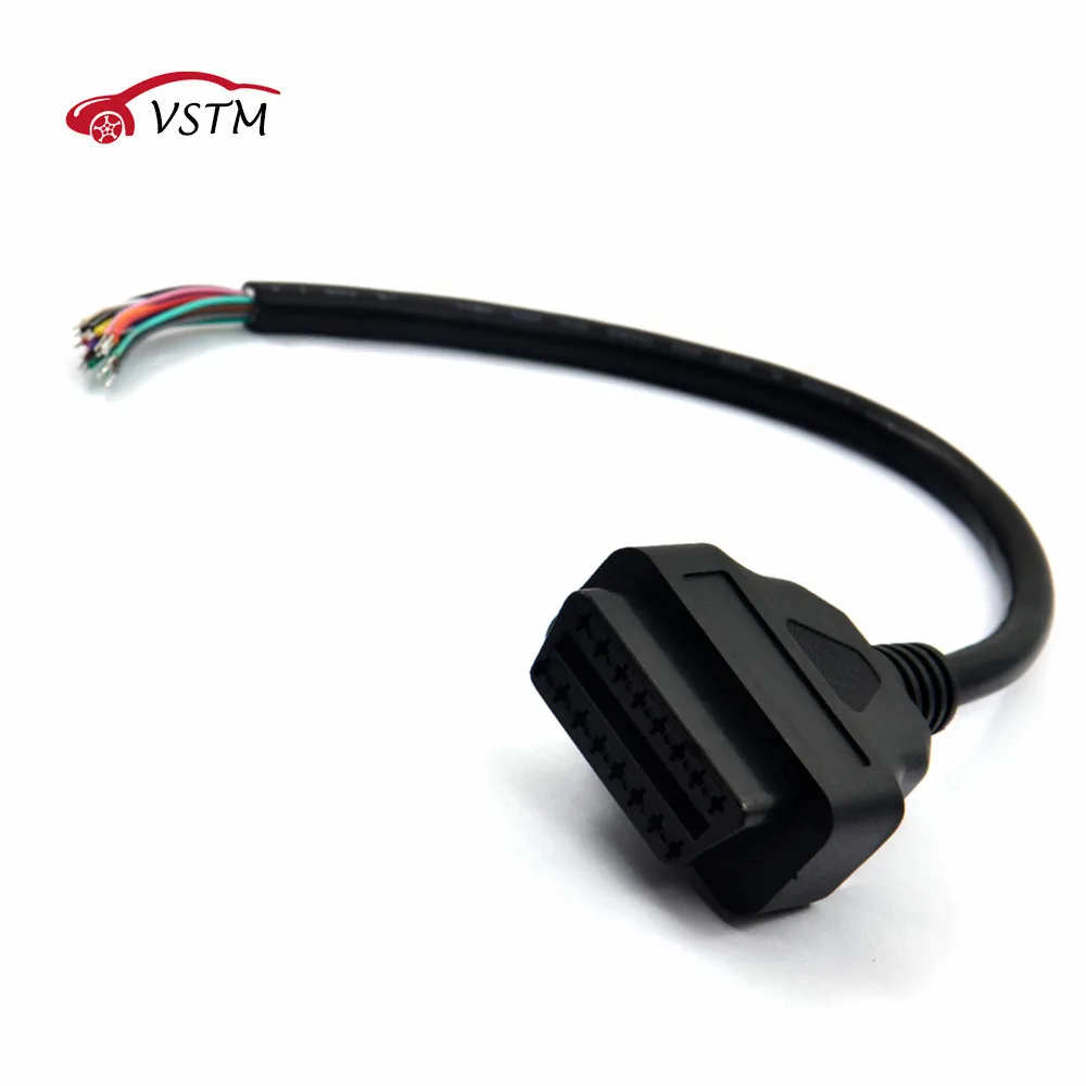 Кабель удлинитель с 16 контактным разъемом OBD OBD2 для диагностики