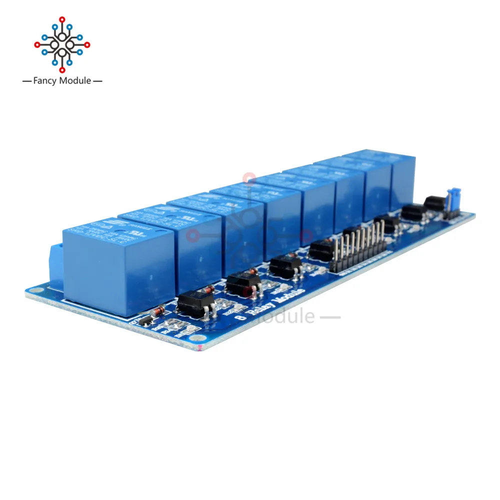 DC 12 В 8 канальный релейный модульный оптрон для Arduino UNO 2560 1280 ARM PIC AVR высокое