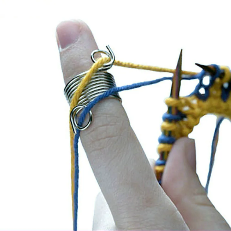 Наперсток для пряжи KOKNIT наперсток вязания инструмент рукоделия пальцев