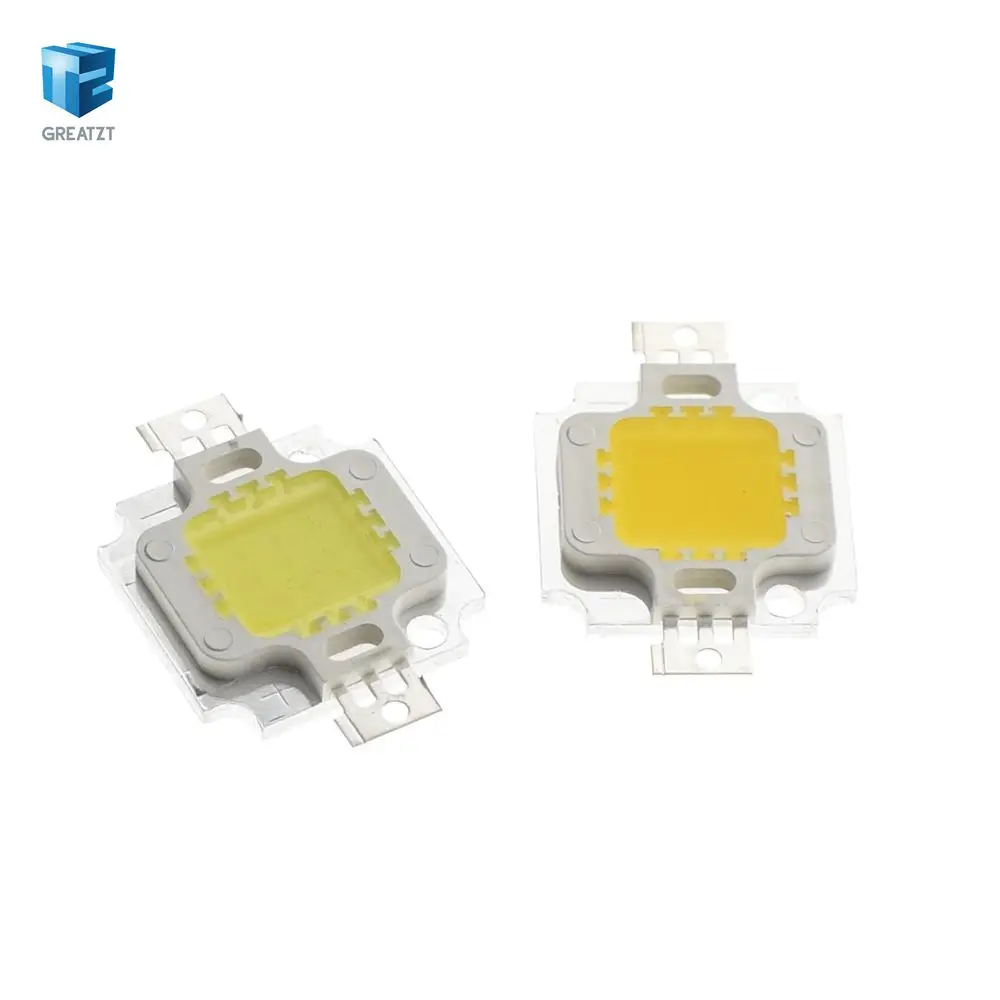 10 шт./лот 10 Вт светодиодный чип лампа 10 Вт LED 900lm свет лампы теплый белый High Мощность 20* 48mli чип для потока лампы