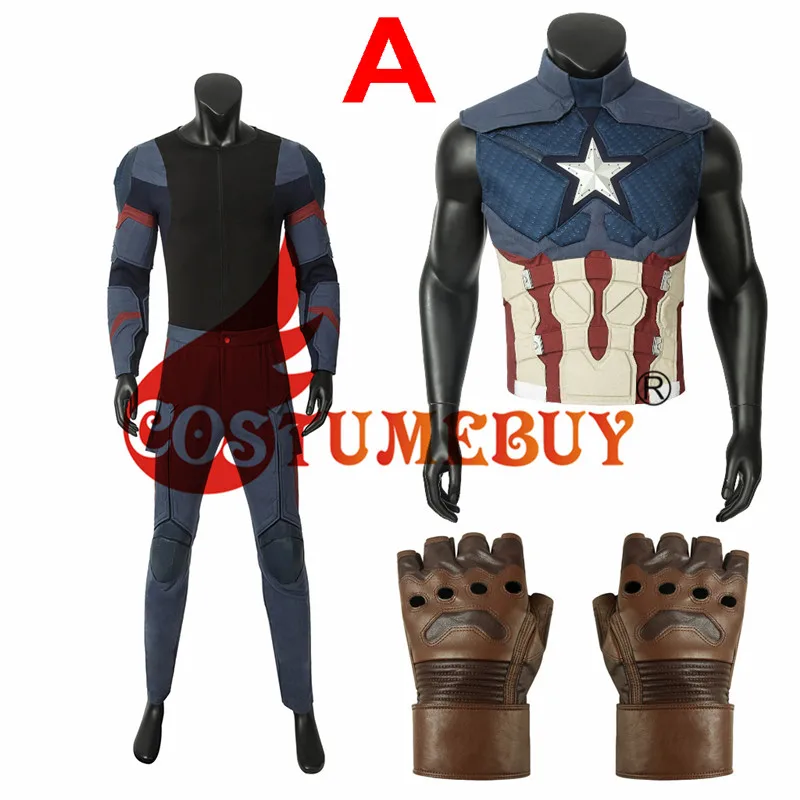 CostumeBuy Мстители 4 Капитан Америка Стив костюм для комиксов костюм Мстители эндшпиль костюм L920