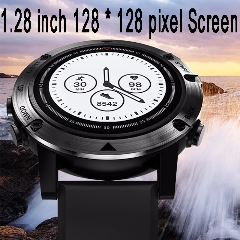 Умные часы для занятий спортом на открытом воздухе экран 1 28 дюйма 128*128 пикселей