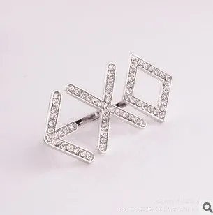 Модное кольцо в стиле k pop с дизайном планета новое из сплава логотипом команды EXO