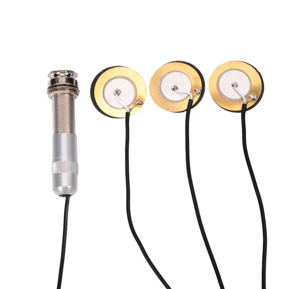 

Electronic Acoustic Instrument Pickups Guitar Ukulele Mandolin Banjo Pickup Piezo Transducer Include 3-pack 27mm Piezoelectric