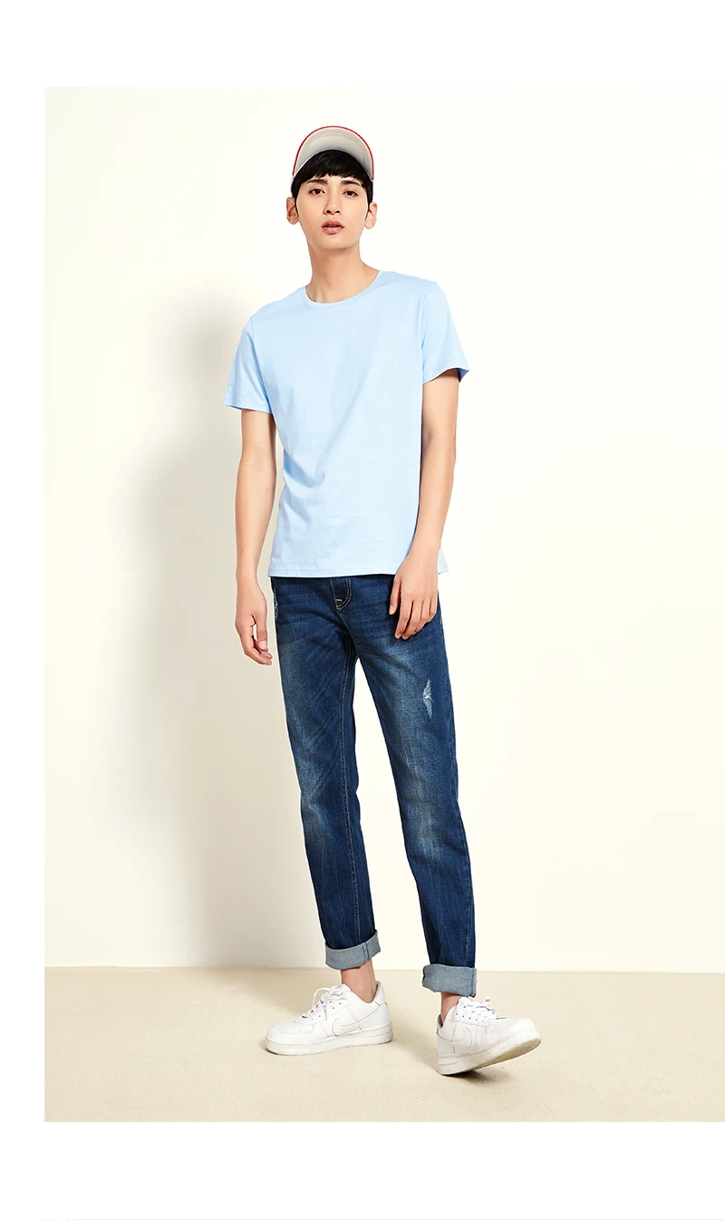 SEMIR, Мужская футболка, мода, футболки мужские, хлопок, белая футболка, Повседневная летняя футболка, мужские футболки, Camiseta Masculina, одежда, Топ