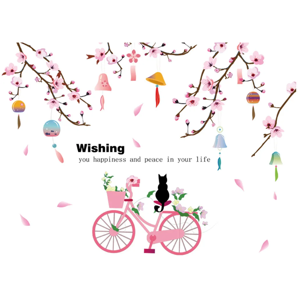 Струйные съемные наклейки на стену домашние детские 60x90 см ПВХ материал стикер