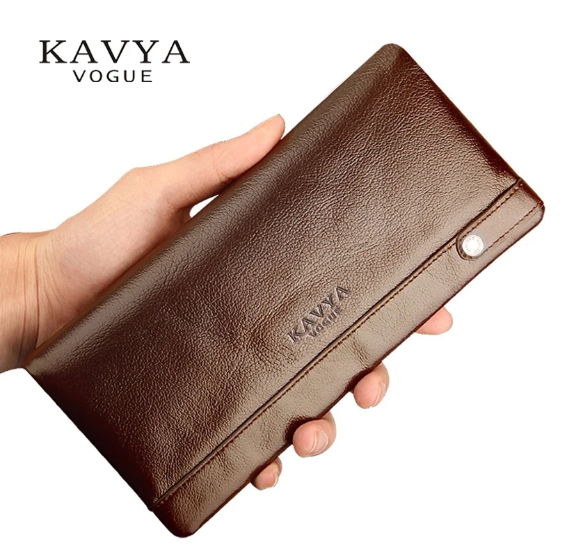 Кошелек KAVYAVOGUE мужской из натуральной кожи | Багаж и сумки